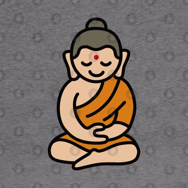 Buddha Cartoon by LaundryFactory